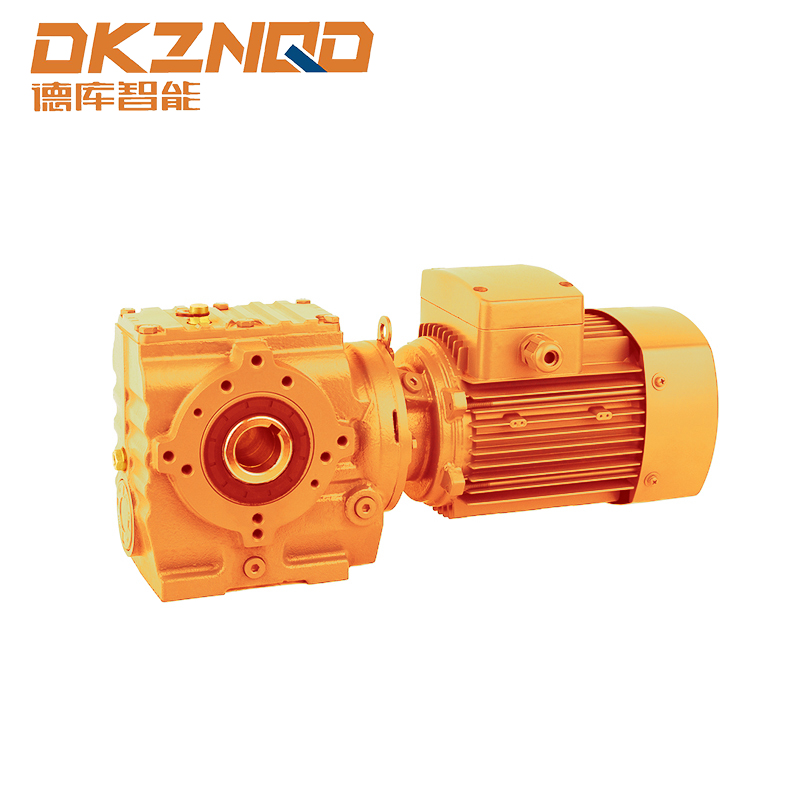Bộ giảm tốc bánh răng xoắn ốc dòng S với mặt bích B5 và trục rỗng